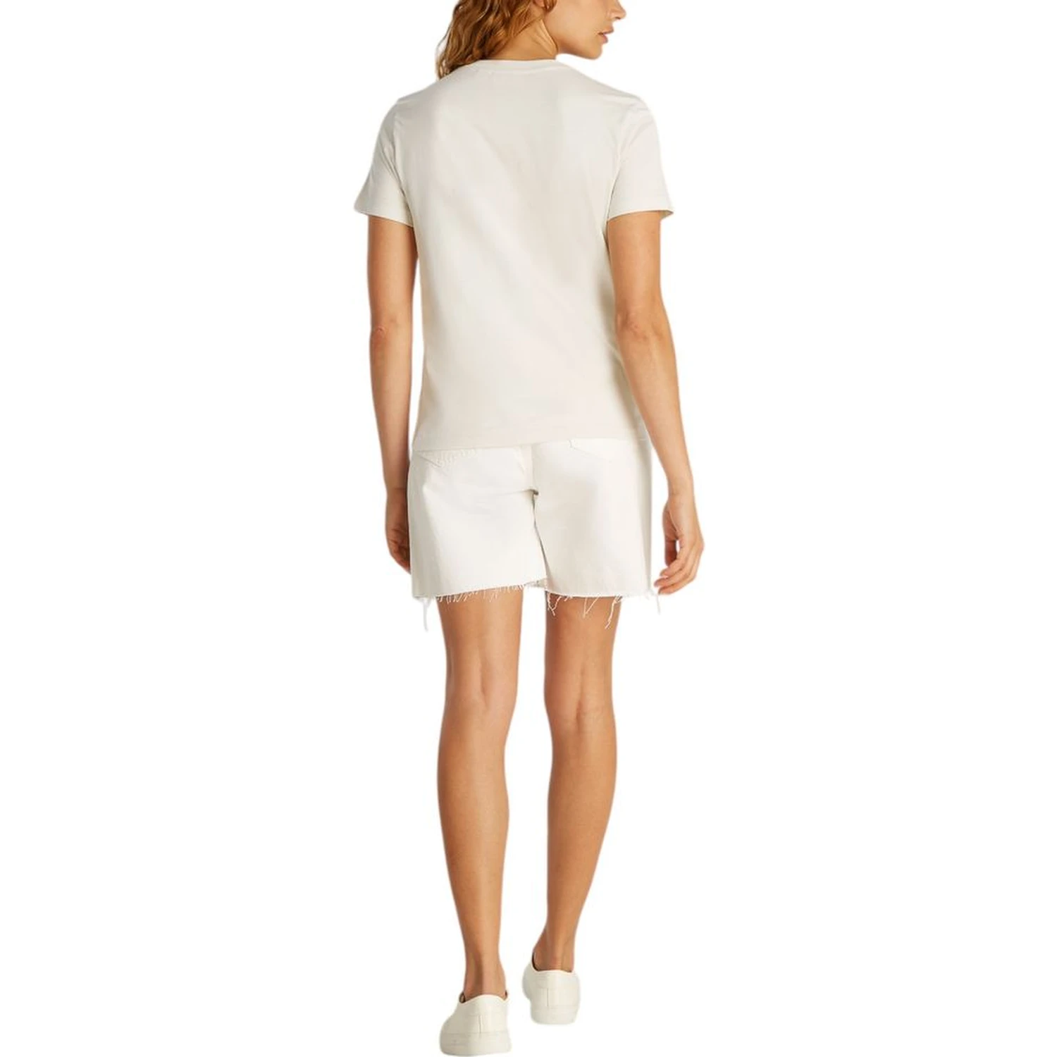 Beige Recycled Cotton T-Shirt