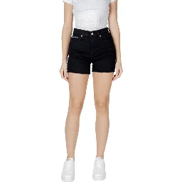 Black Cotton Shorts