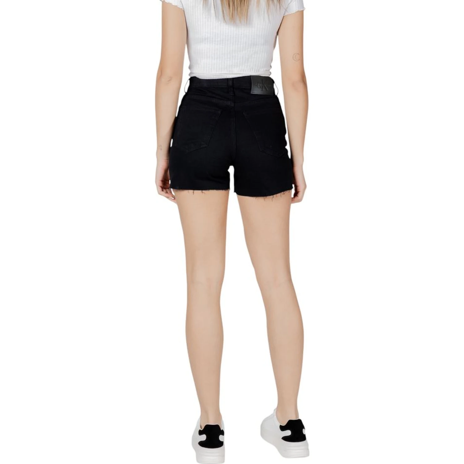 Black Cotton Shorts