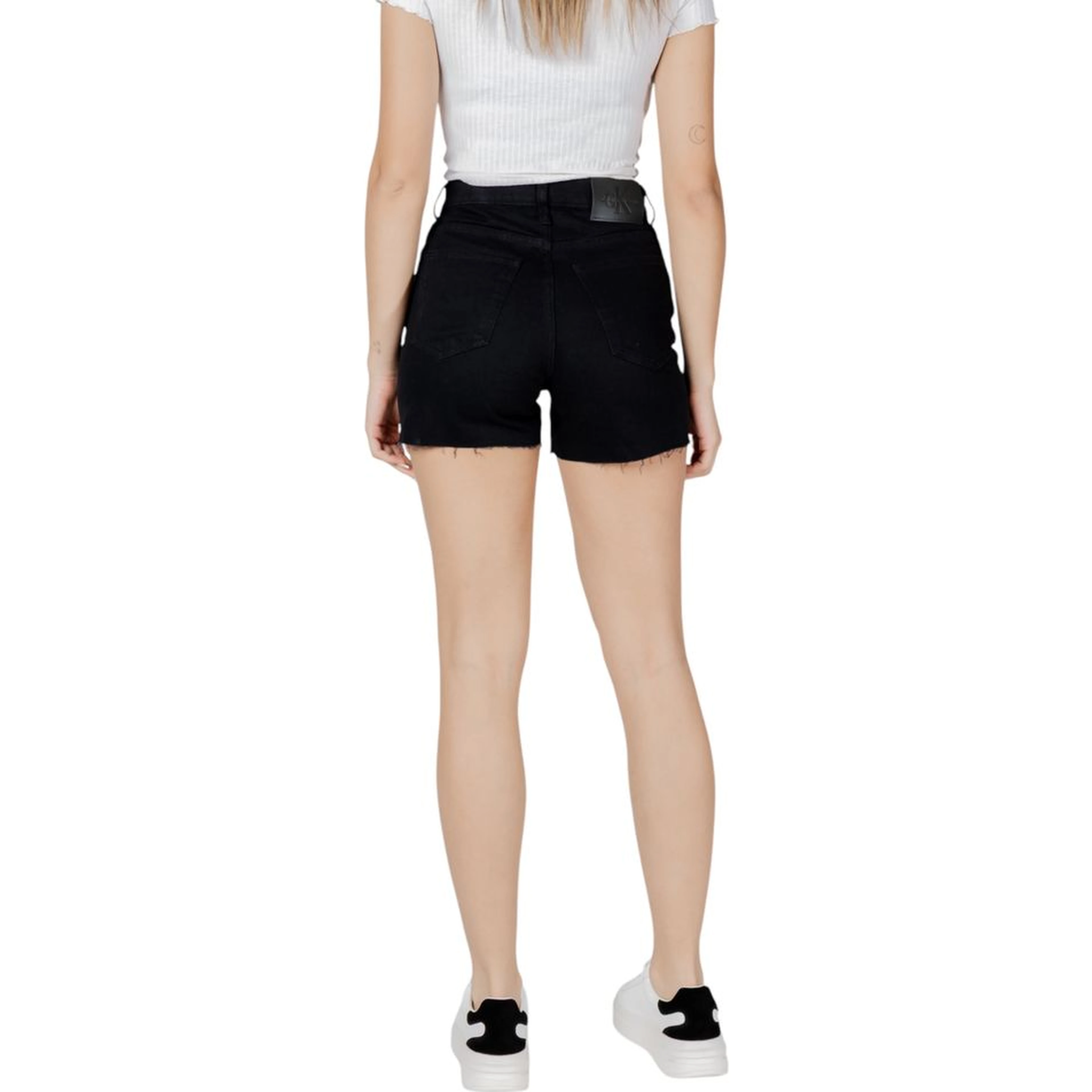Black Cotton Shorts
