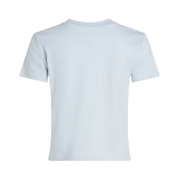 Blue Recycled Cotton T-Shirt
