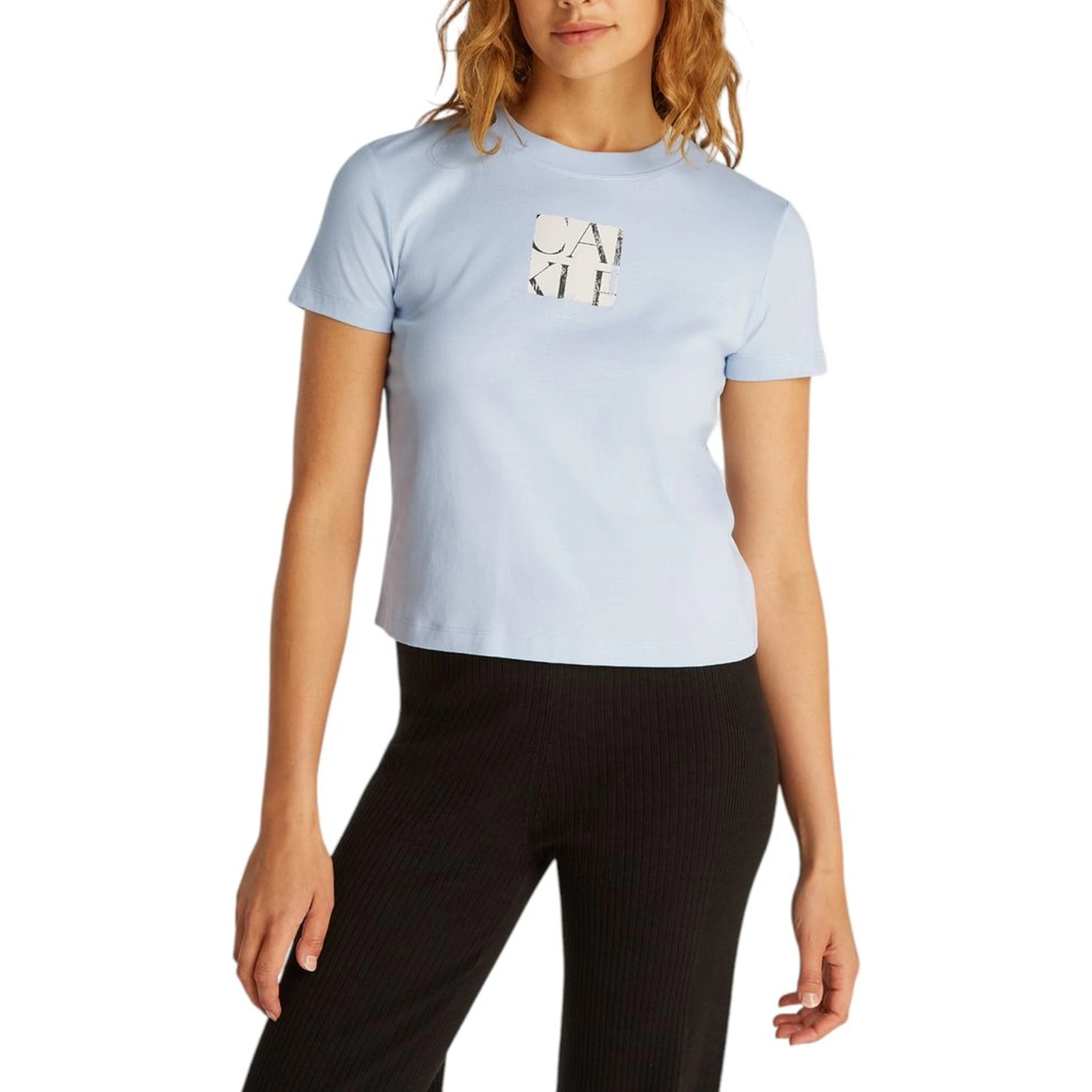 Blue Recycled Cotton T-Shirt