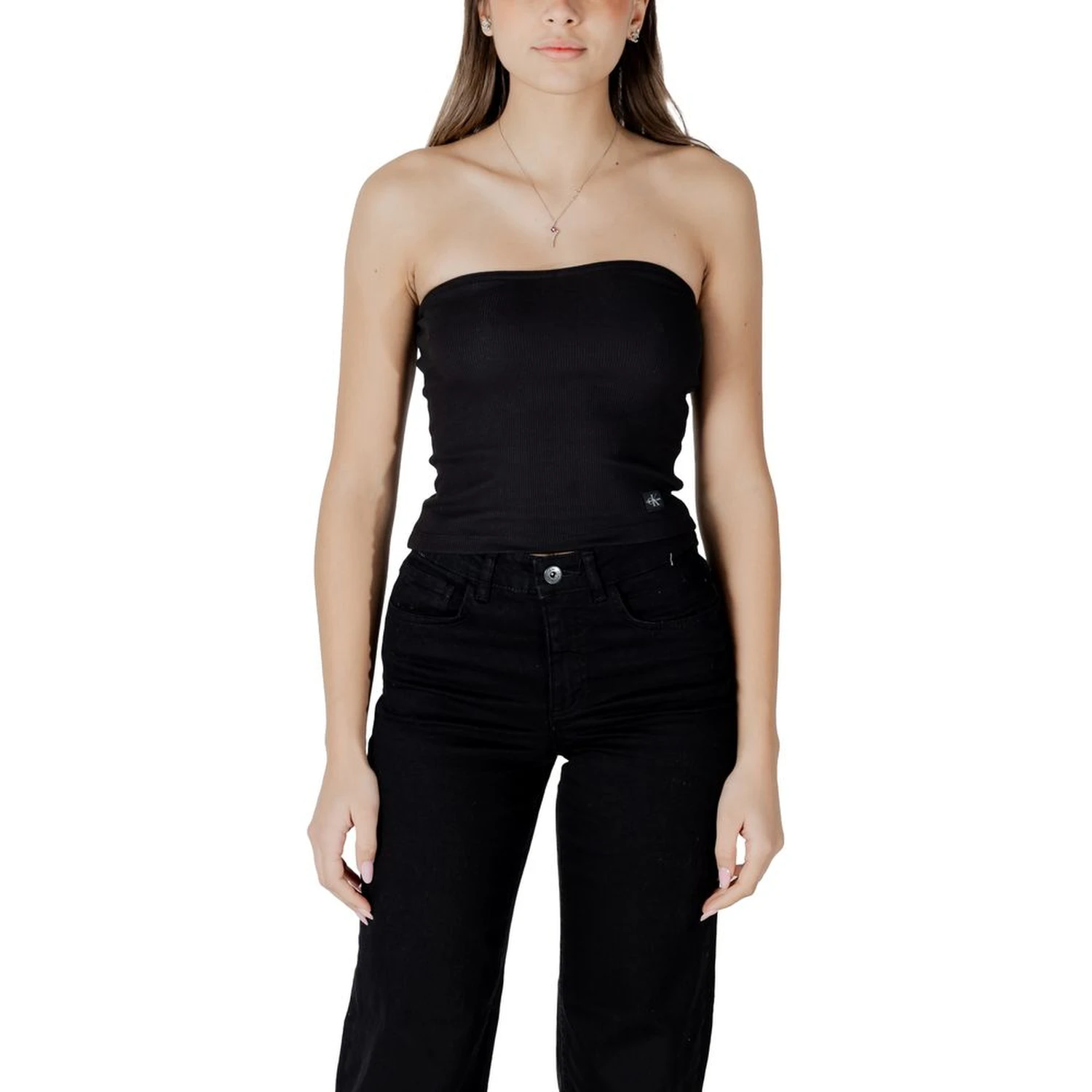 Black Recycled Cotton Top