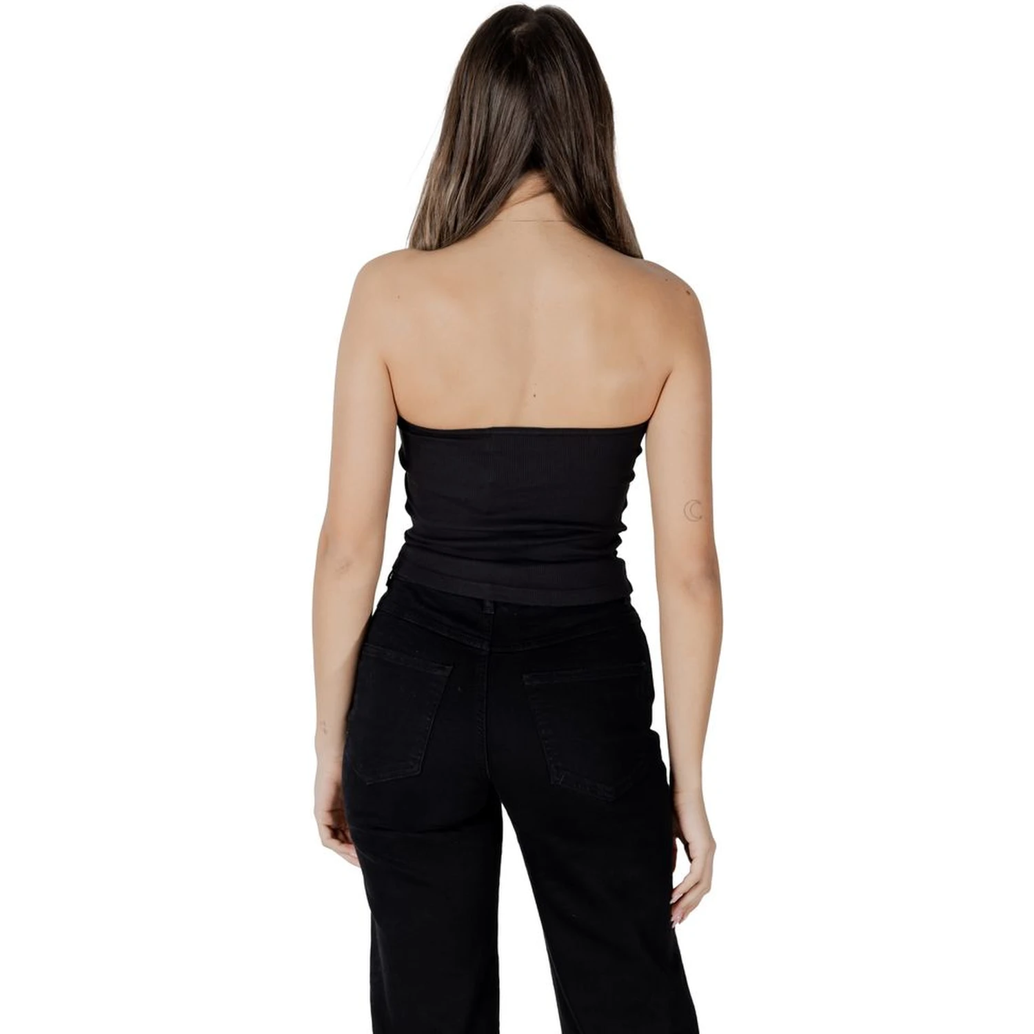 Black Recycled Cotton Top
