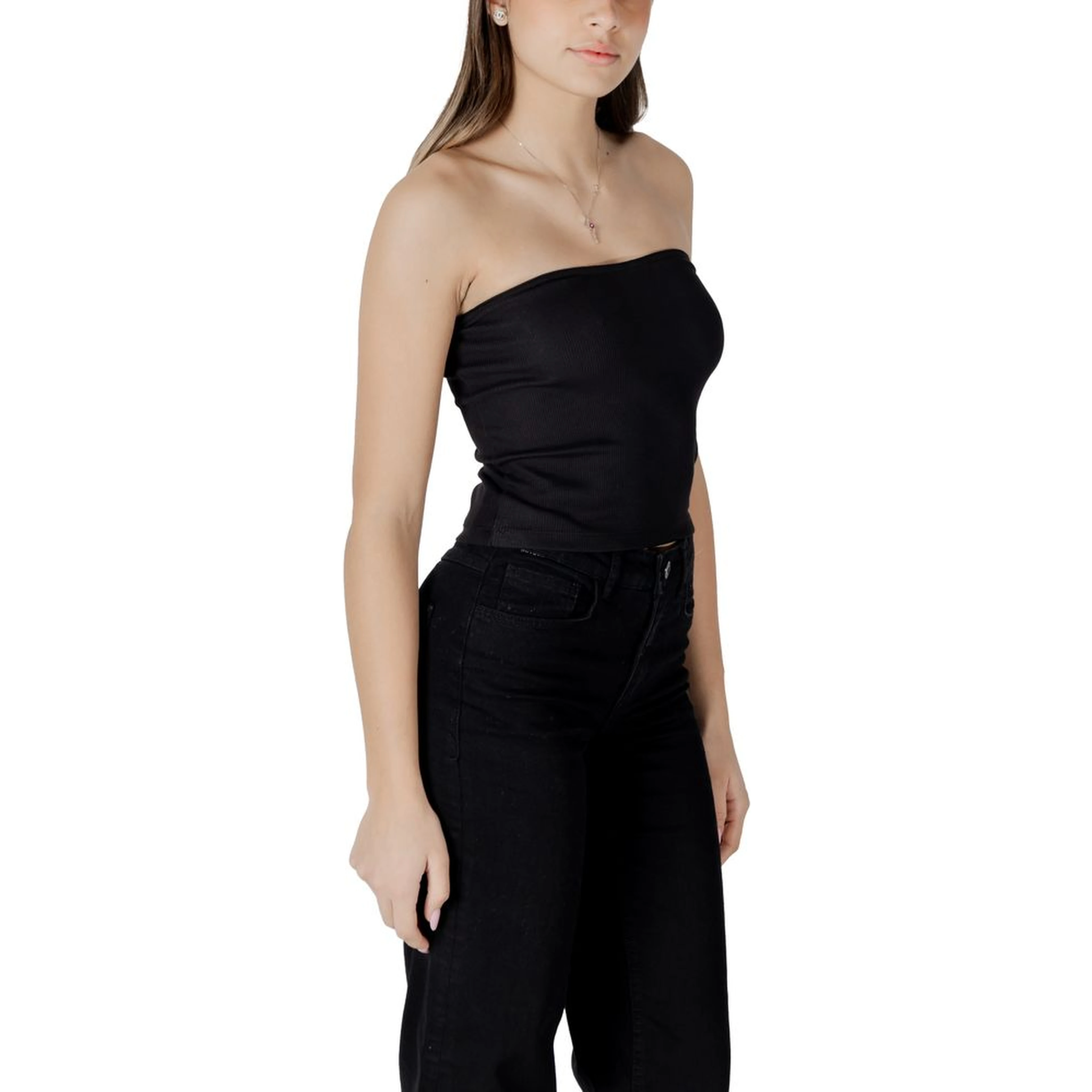 Black Recycled Cotton Top