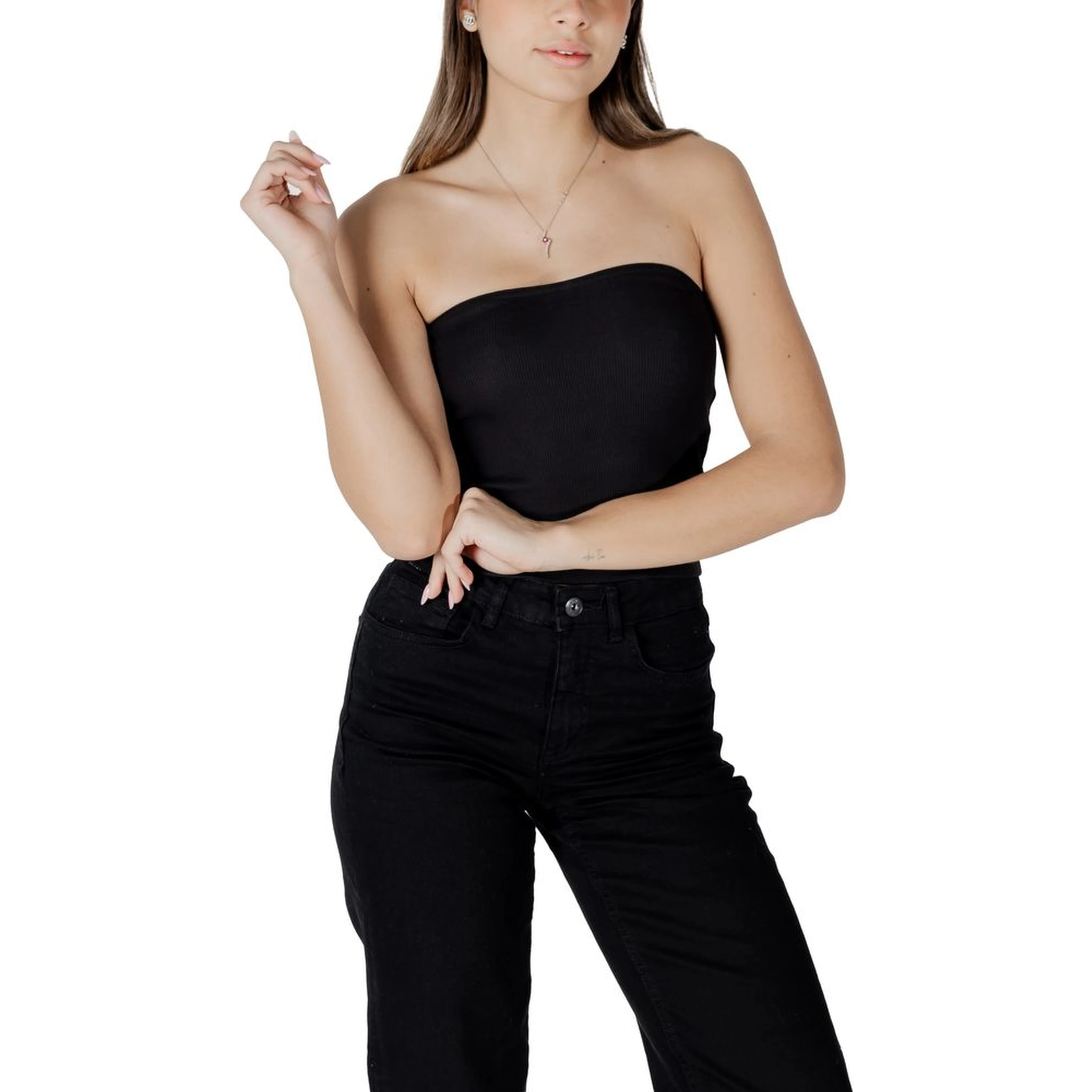 Black Recycled Cotton Top