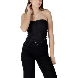 Black Recycled Cotton Top