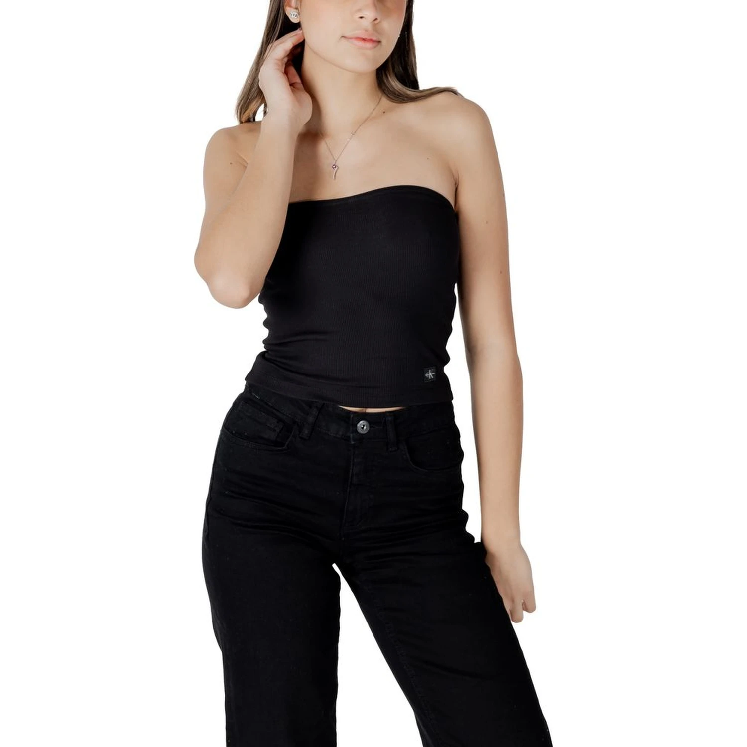 Black Recycled Cotton Top