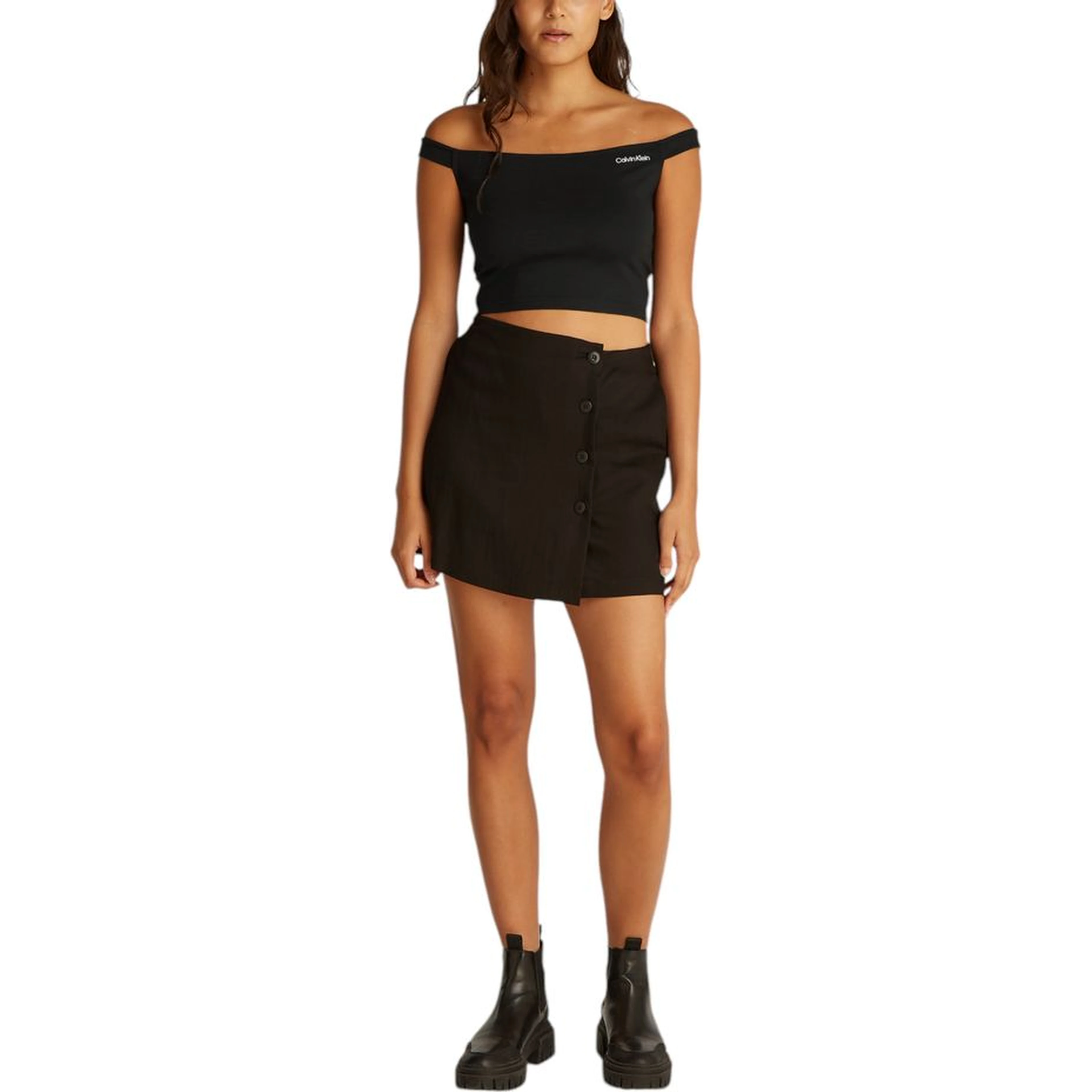 Black Viscose Top