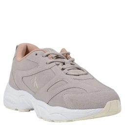 Gray Artificial Leather Athletic Sneakers