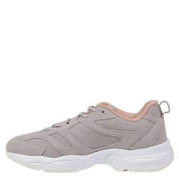 Gray Artificial Leather Athletic Sneakers