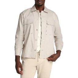 Beige Lyocell Jackets And Coat