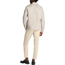 Beige Lyocell Jackets And Coat