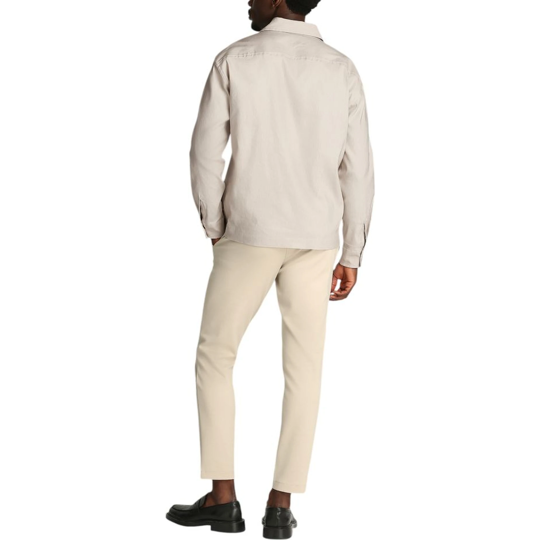 Beige Lyocell Jackets And Coat