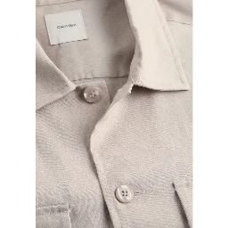 Beige Lyocell Jackets And Coat