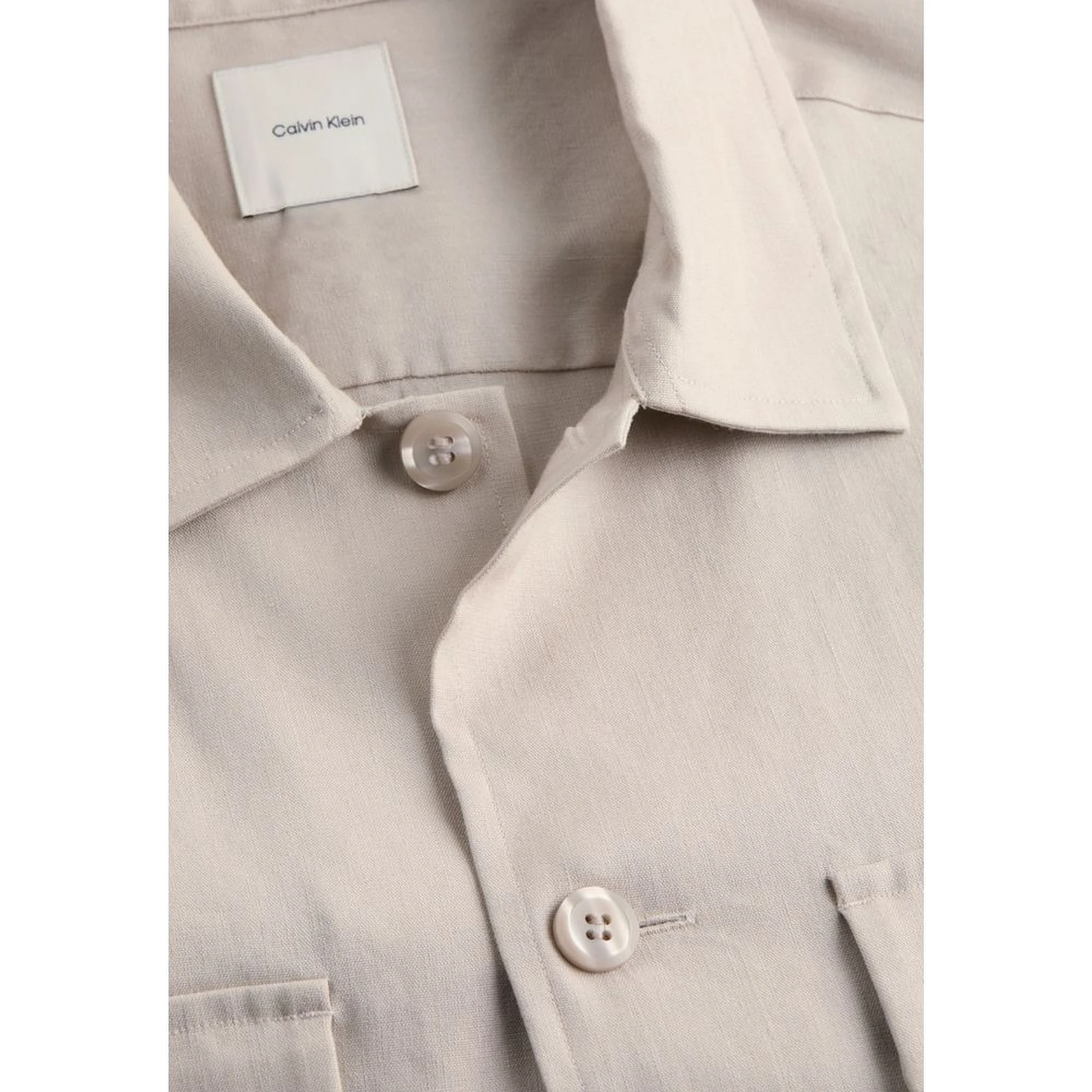 Beige Lyocell Jackets And Coat