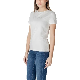 تي شيرت قطني أبيض