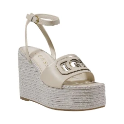Cream Synthetic High Heel Pumps