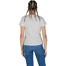 Cream Cotton T-Shirt