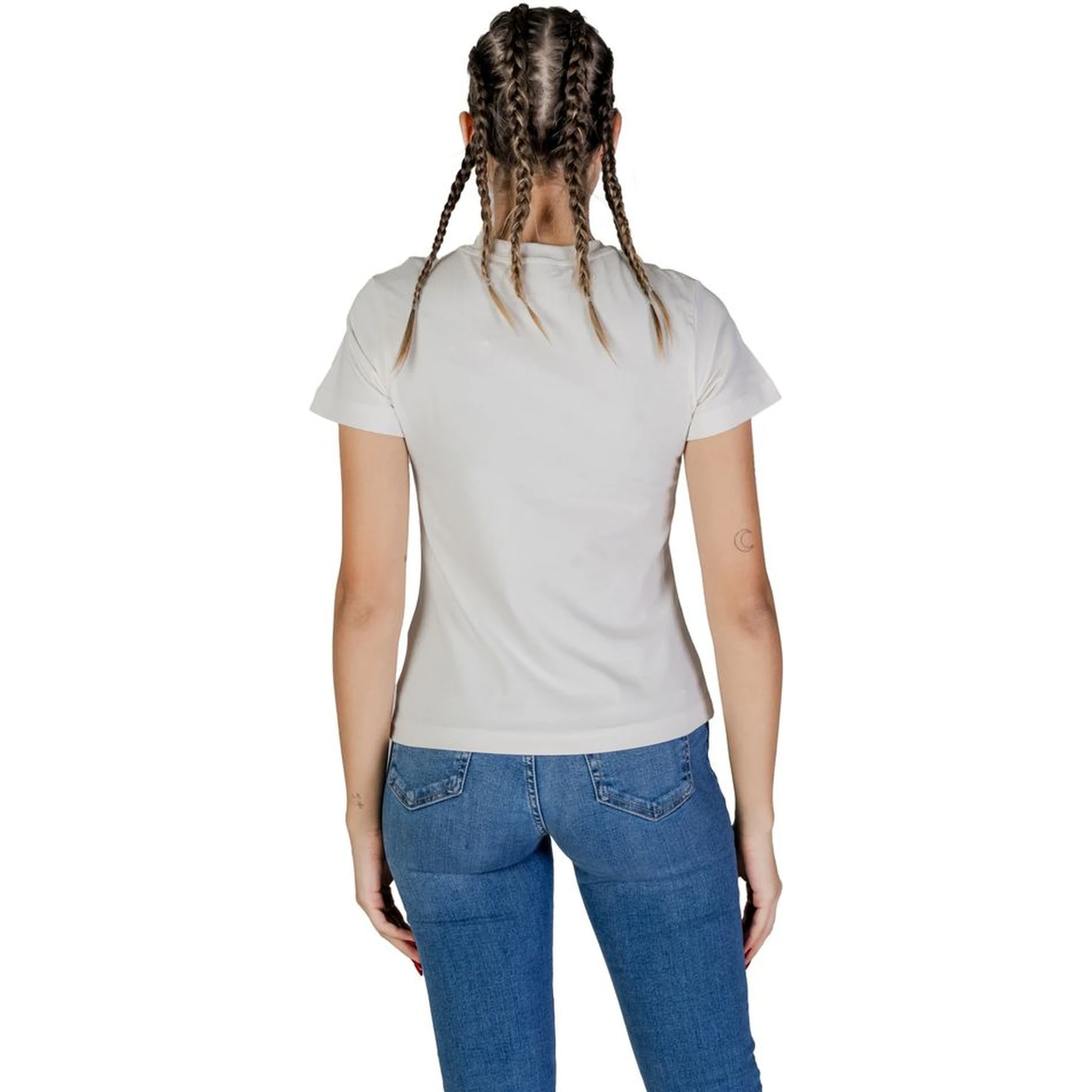 Cream Cotton T-Shirt