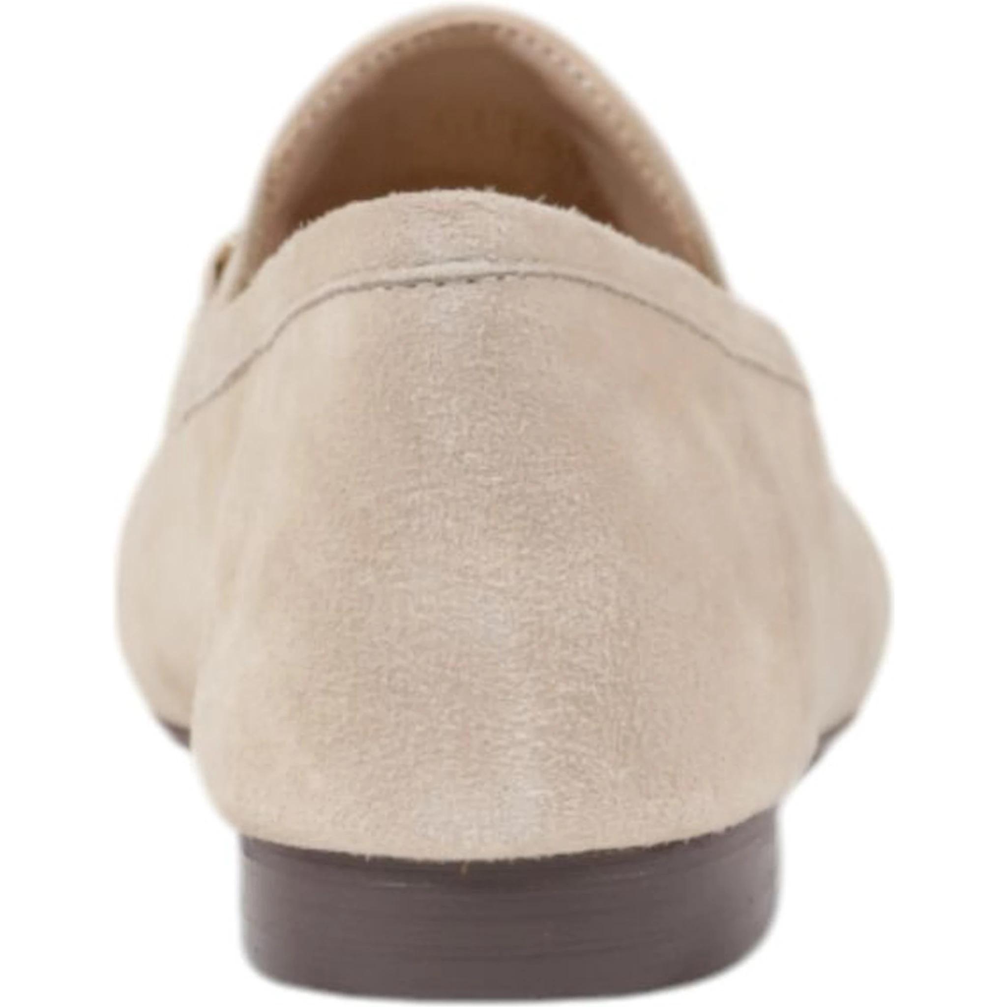 Beige Leather Platform Pumps