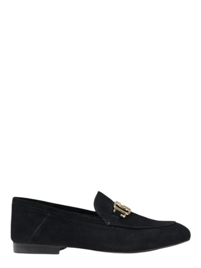 Black Leather Platform Pumps