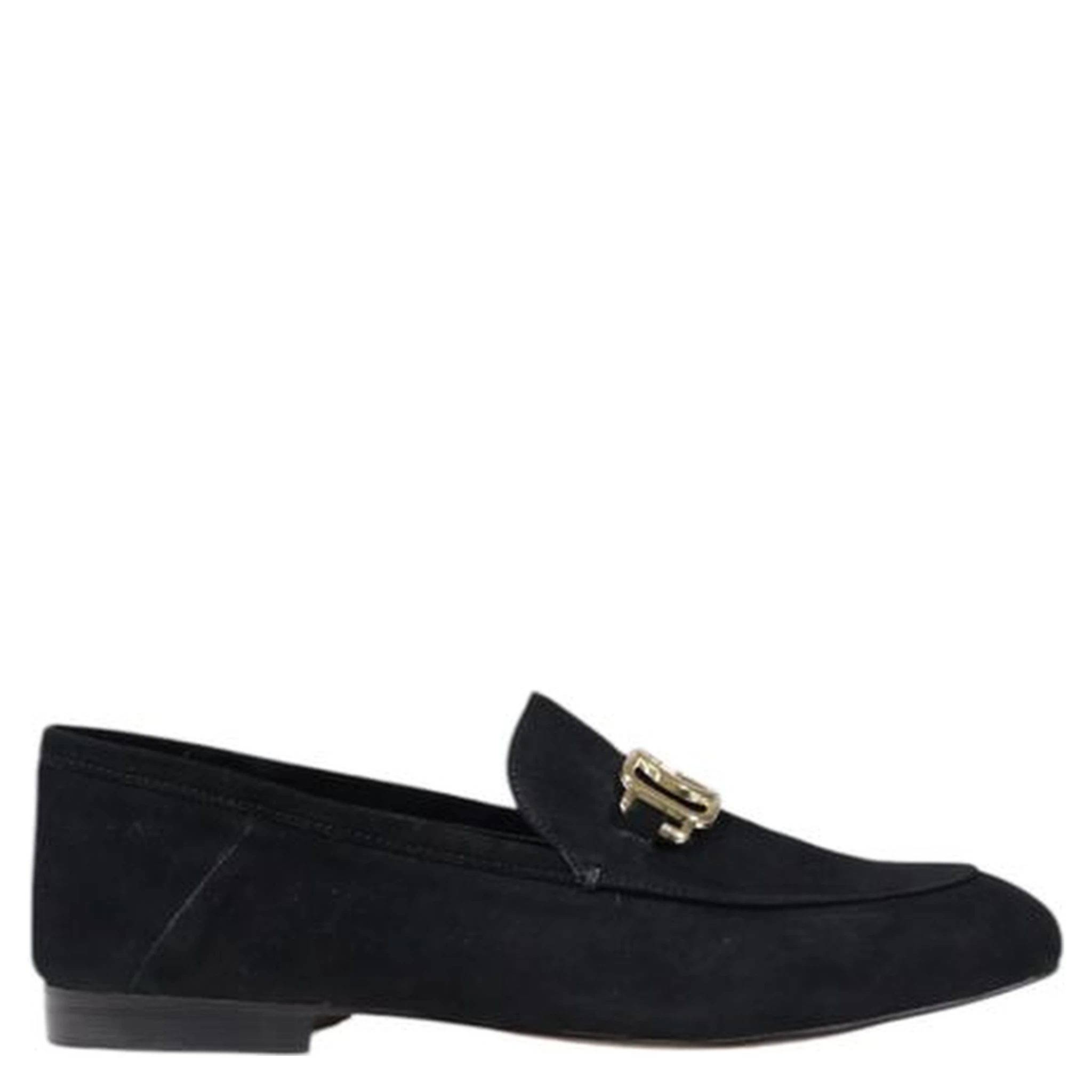 Black Leather Platform Pumps
