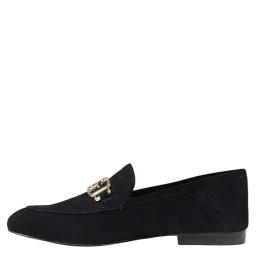 Black Leather Platform Pumps