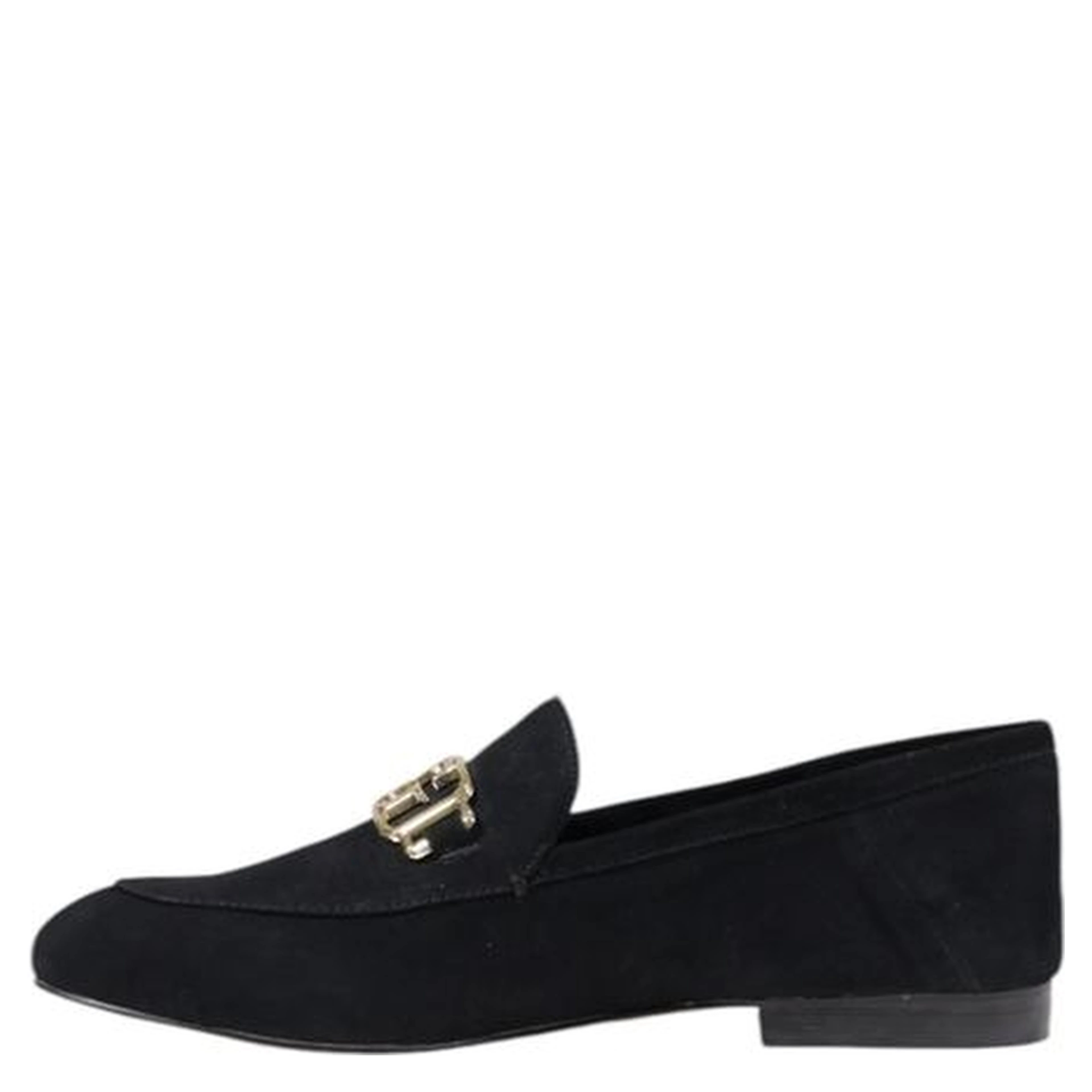 Black Leather Platform Pumps