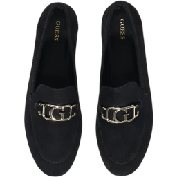 Black Leather Platform Pumps