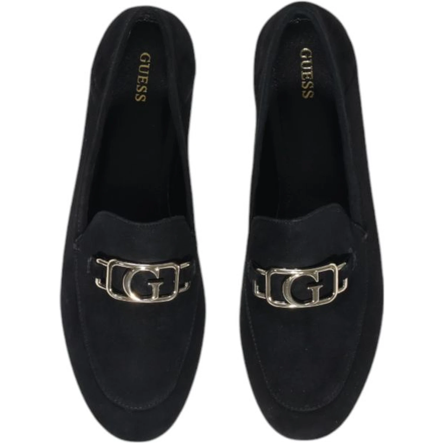 Black Leather Platform Pumps