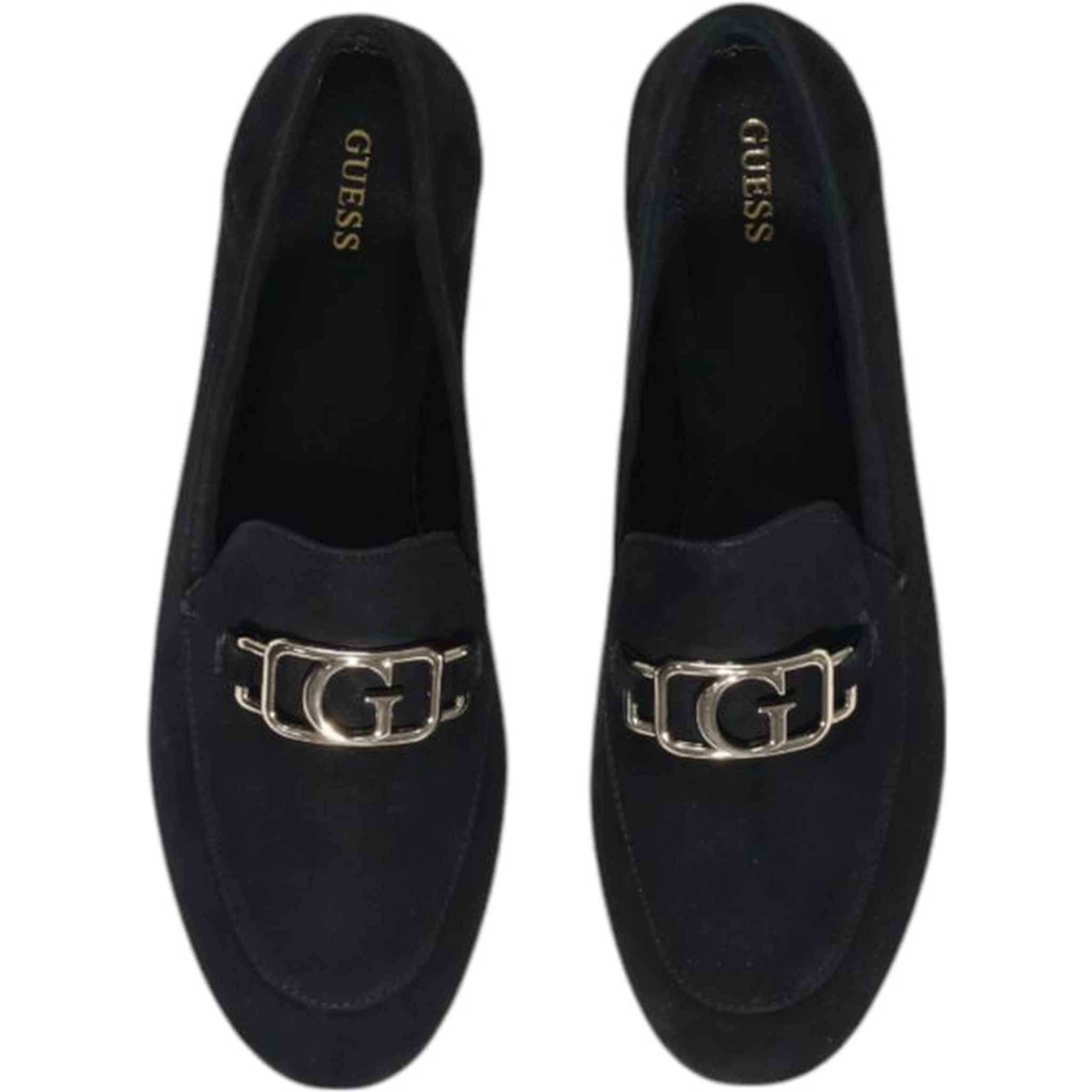 Black Leather Platform Pumps