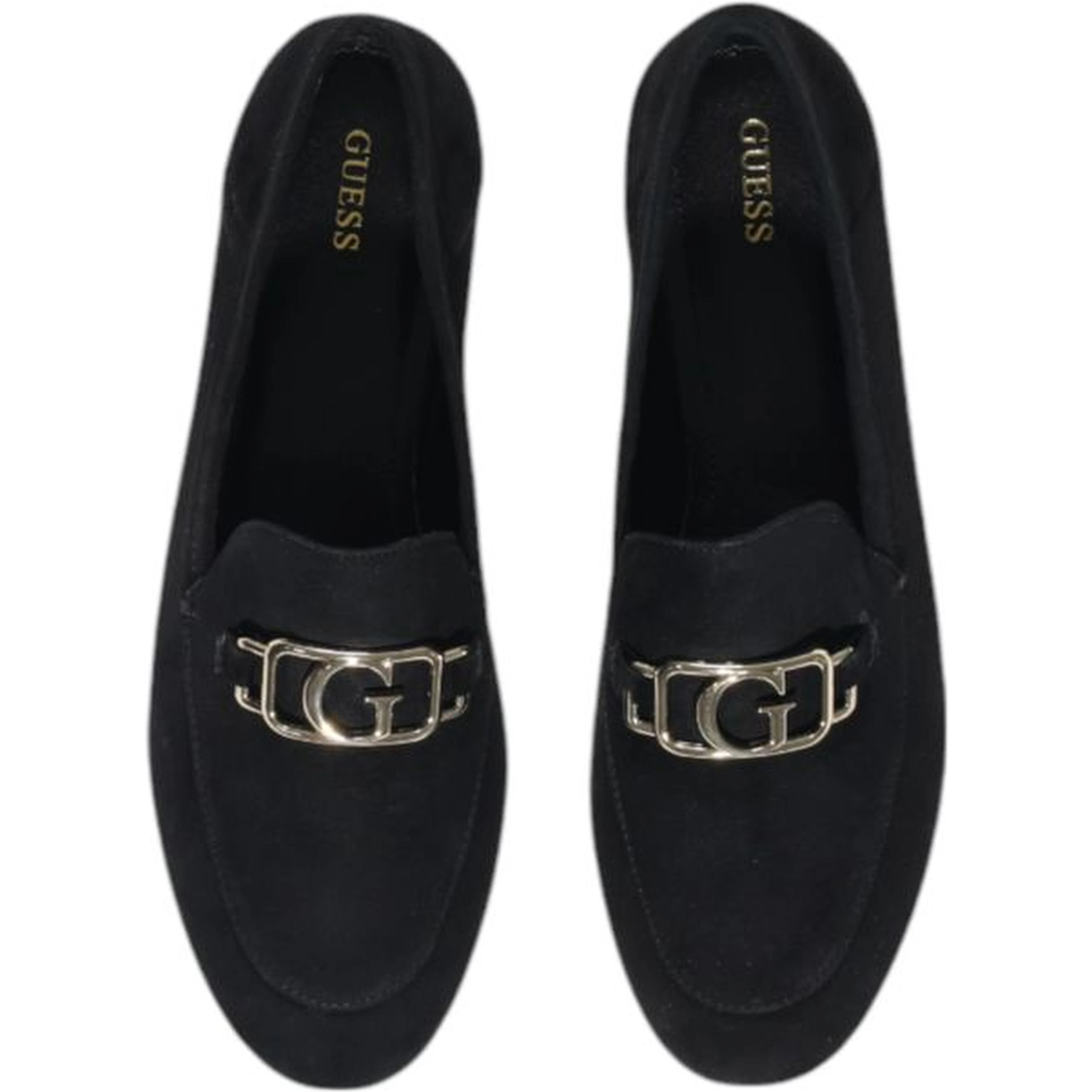 Black Leather Platform Pumps