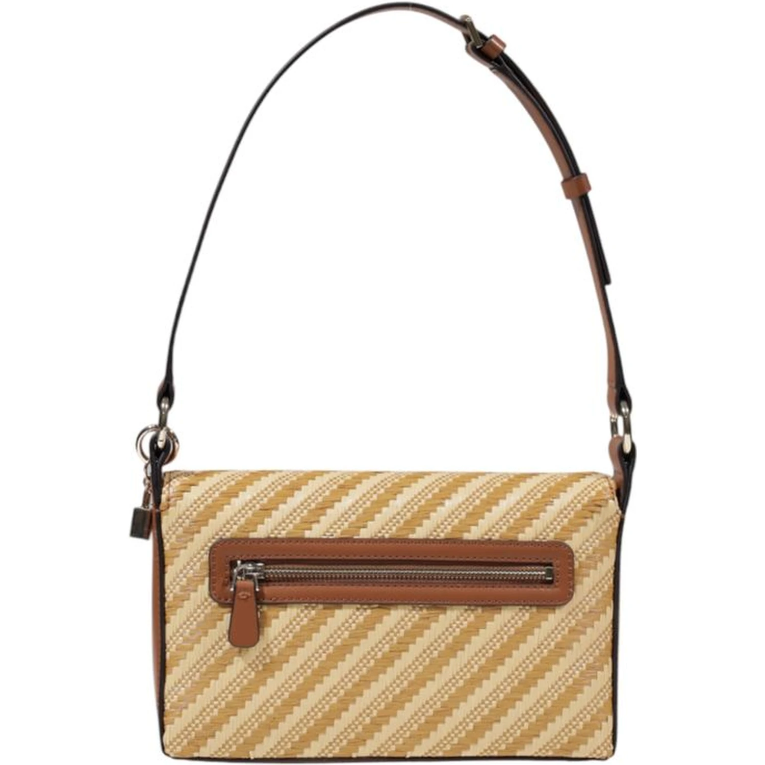Beige Polypropylene Handbag