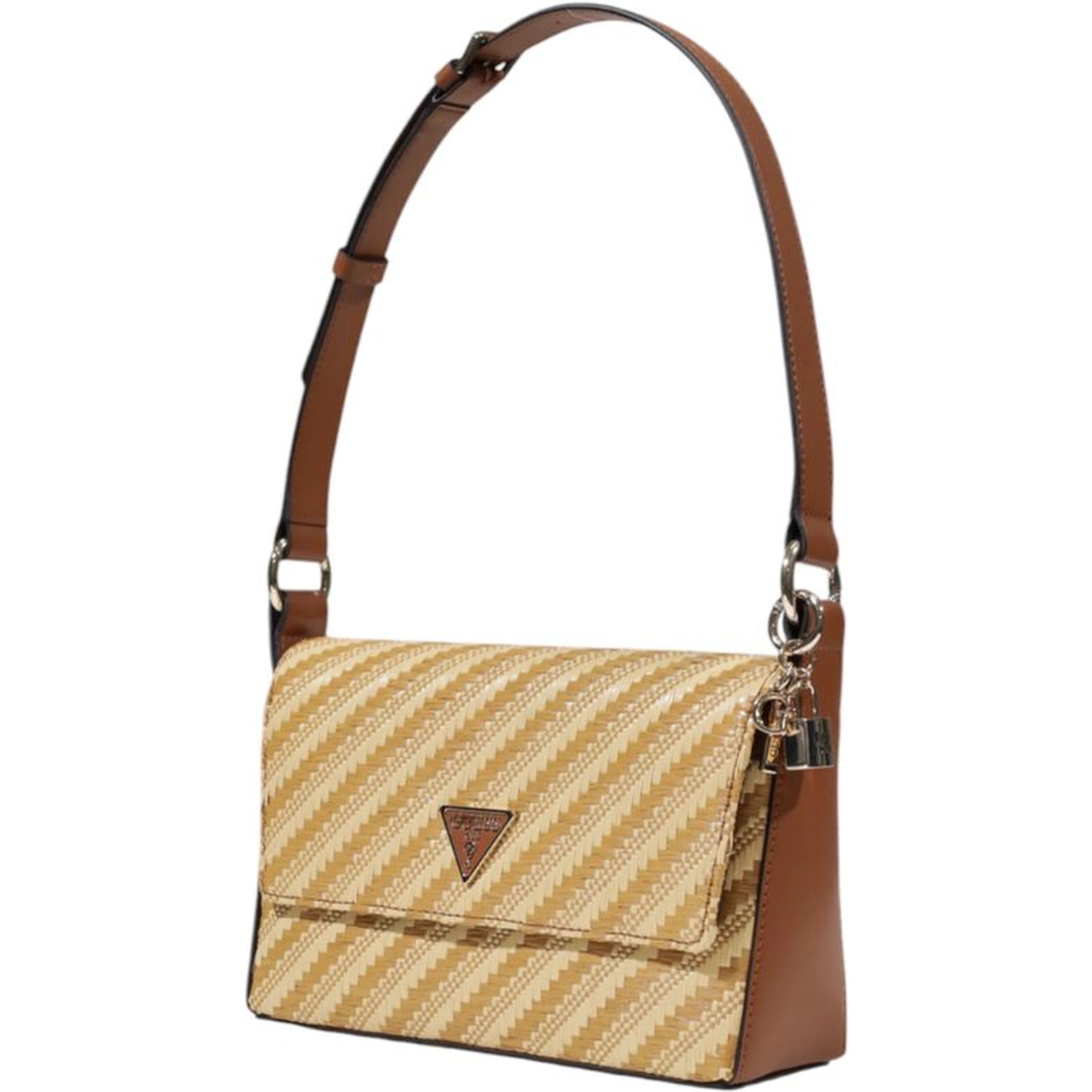 Beige Polypropylene Handbag