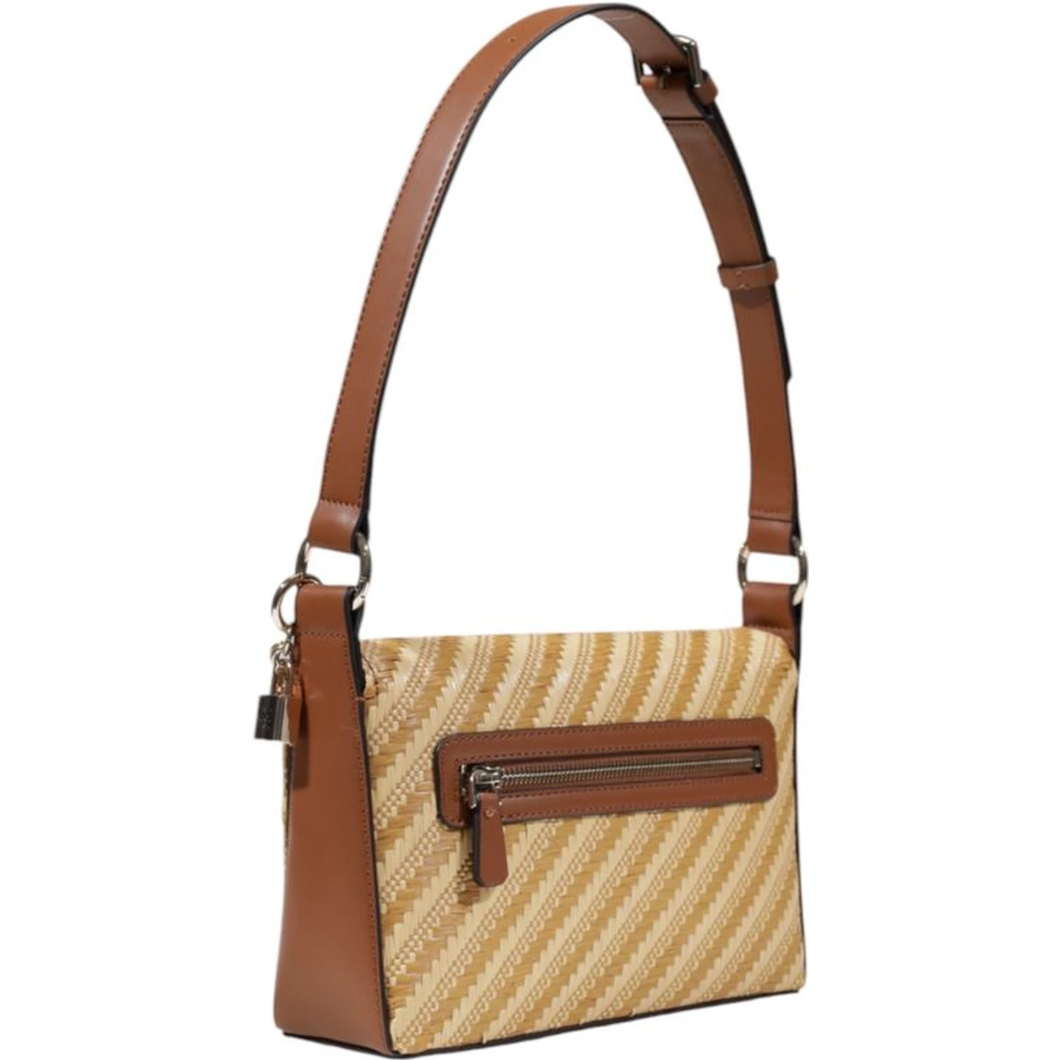 Beige Polypropylene Handbag