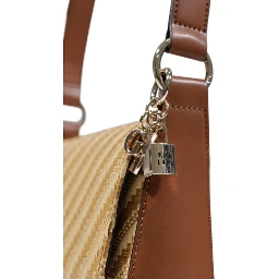 Beige Polypropylene Handbag