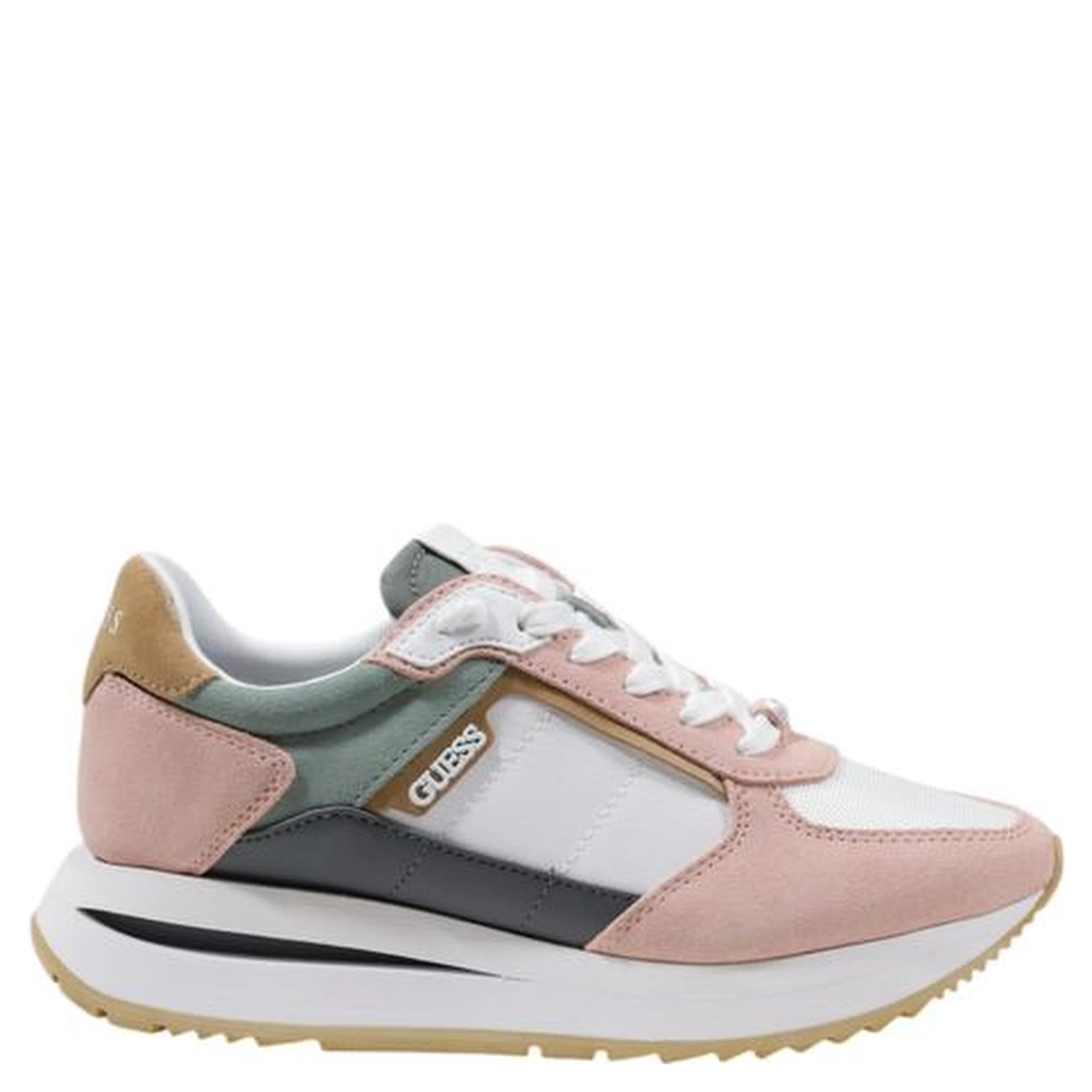 Multicolor Polyester Athletic Sneakers