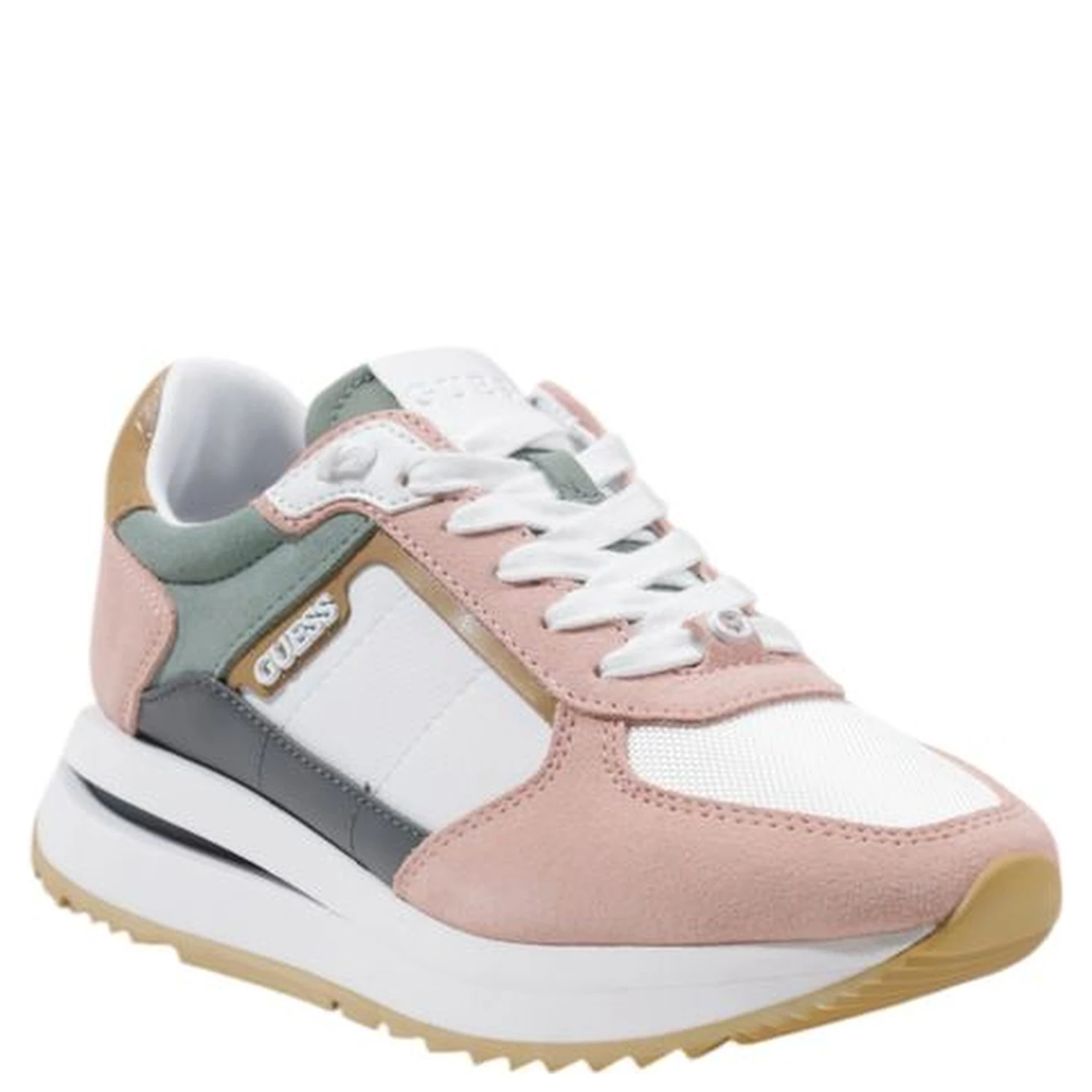 Multicolor Polyester Athletic Sneakers