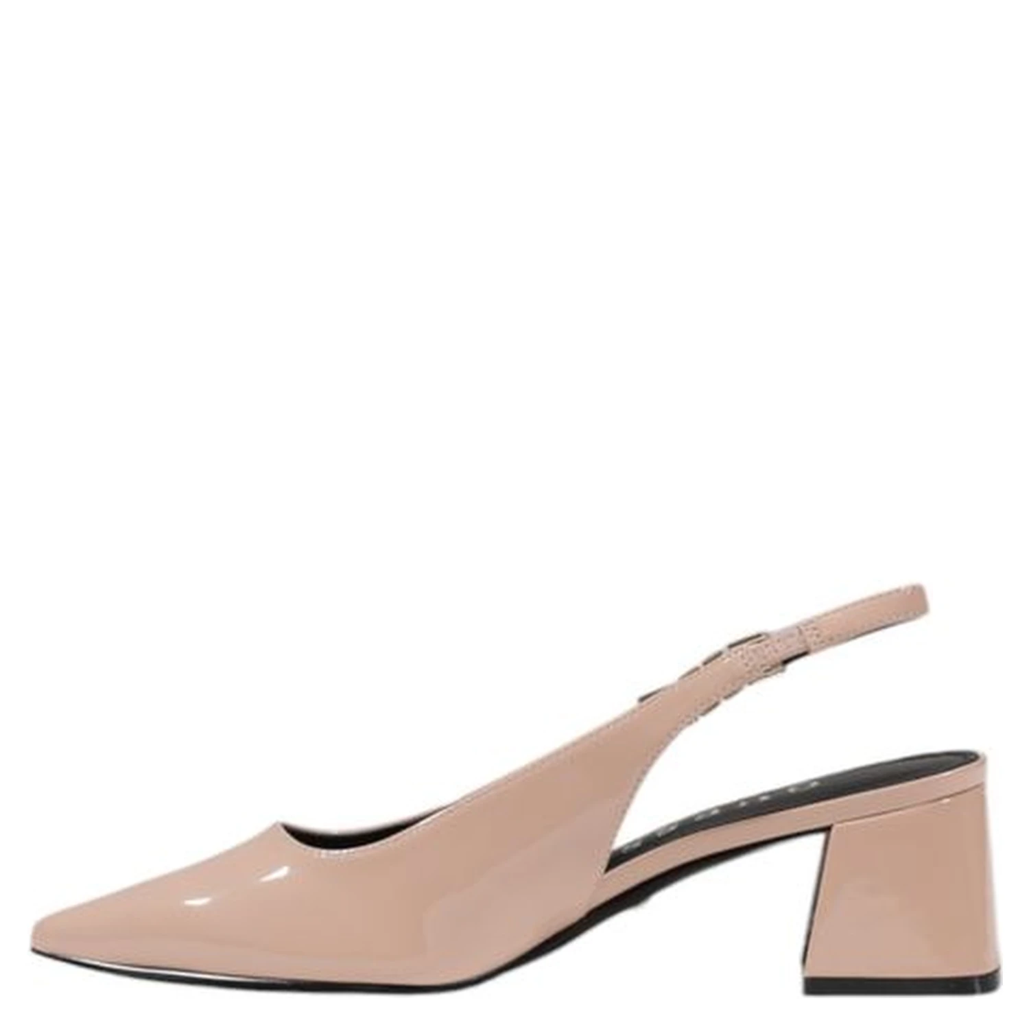 Pink Polyethylene Platform Sandals