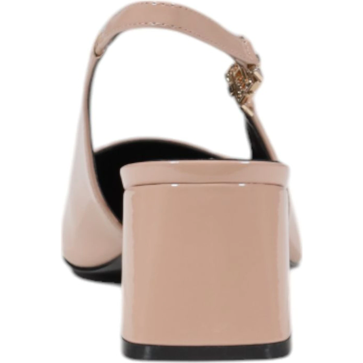 Pink Polyethylene Platform Sandals