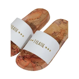 White Polyethylene Slippers