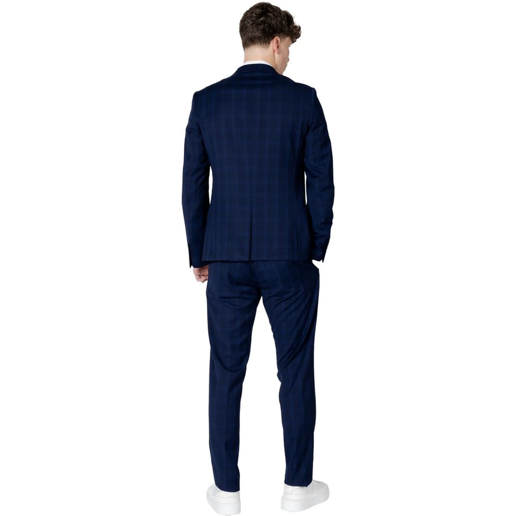 Blue Polyester Blazer