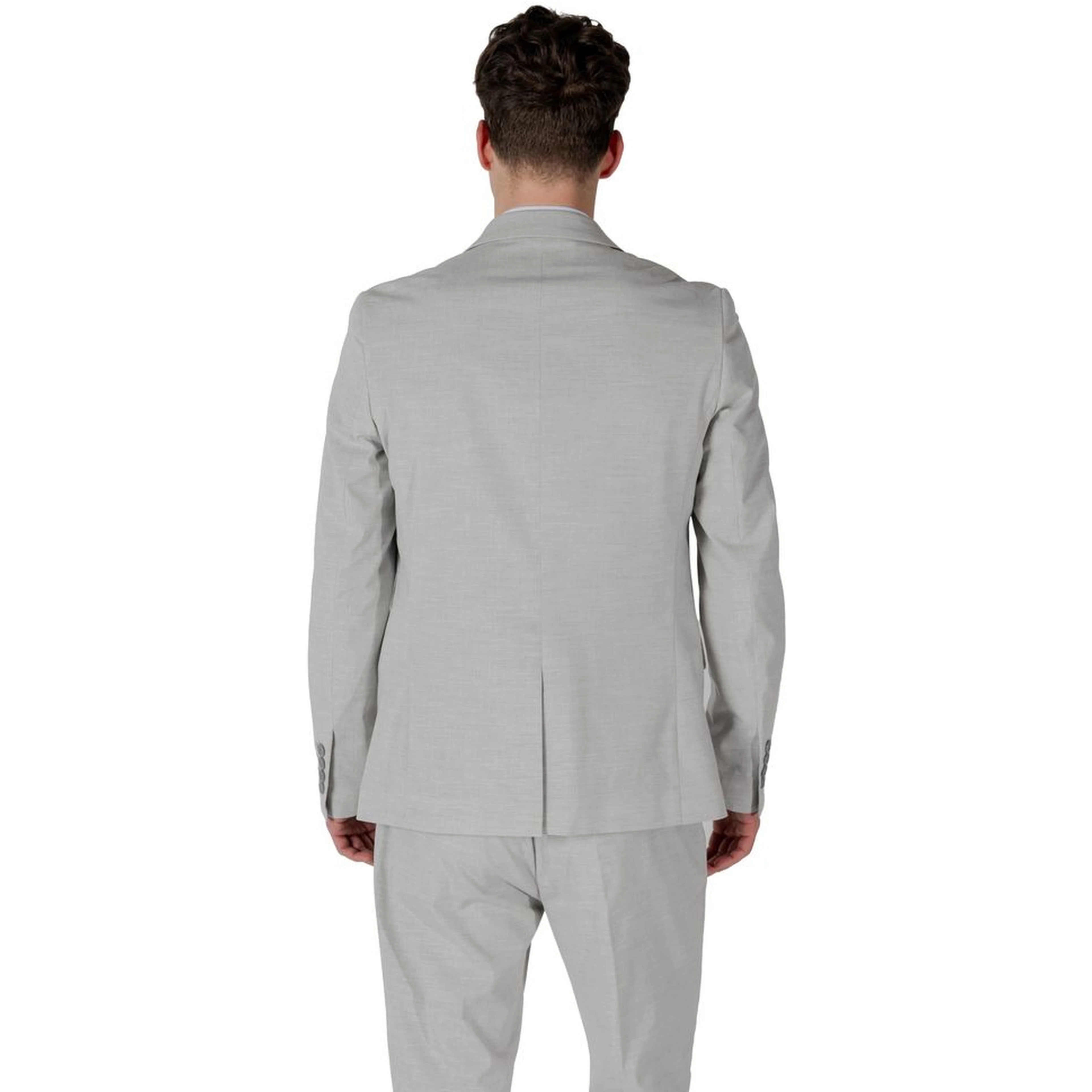 Gray Polyester Blazer