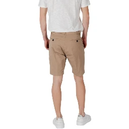 Beige Cotton Bermuda Shorts