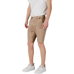 Beige Cotton Bermuda Shorts