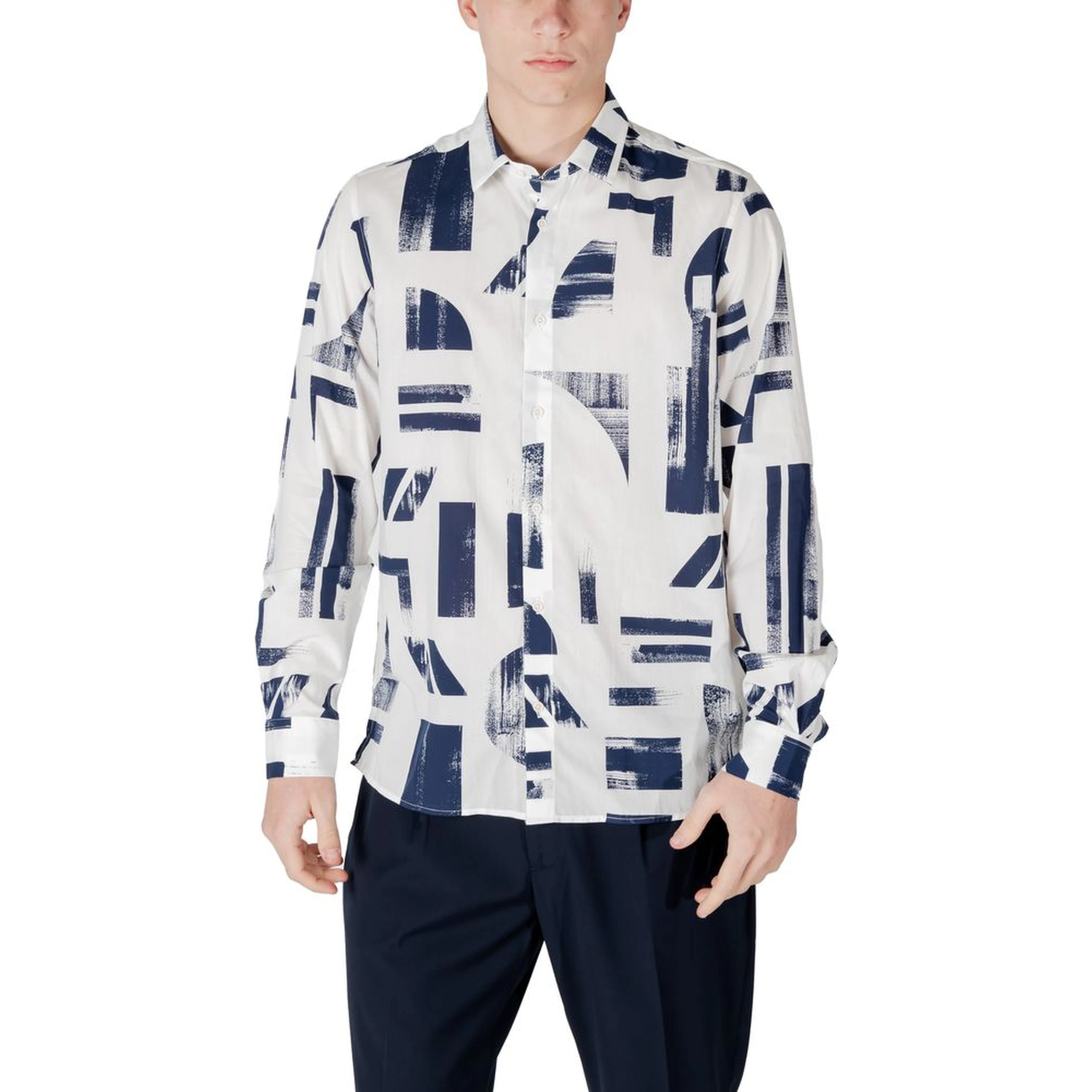 Blue Viscose Shirt