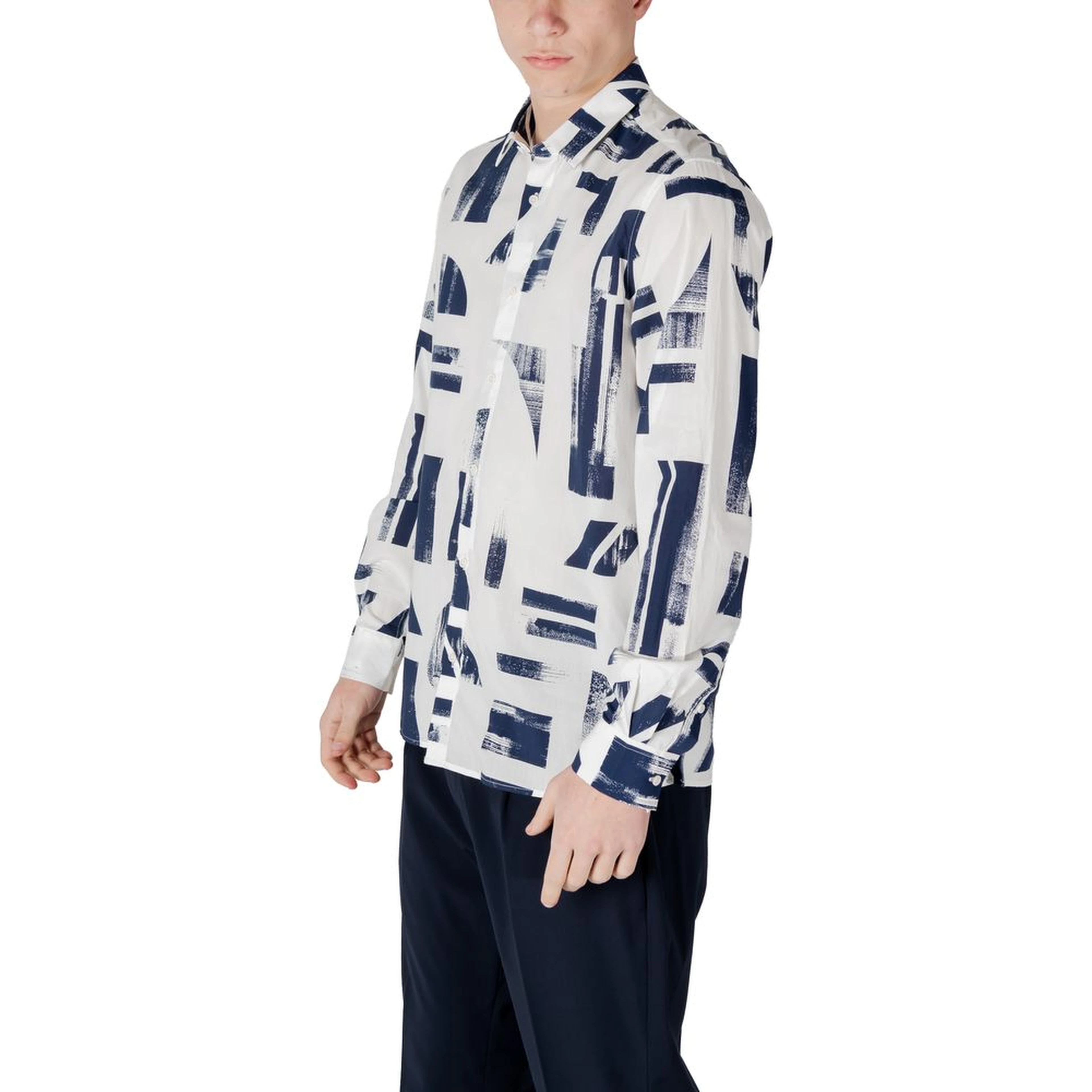 Blue Viscose Shirt