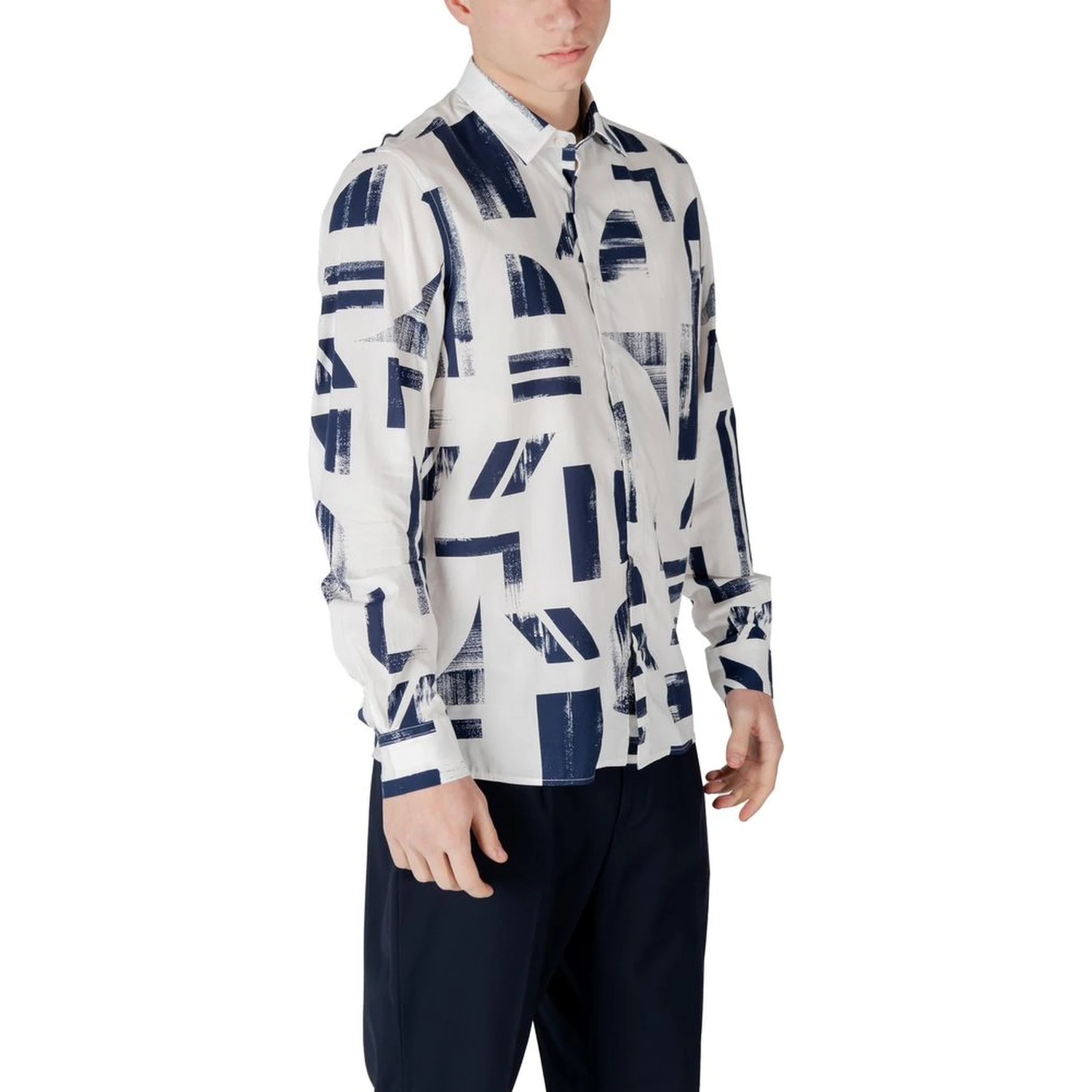 Blue Viscose Shirt