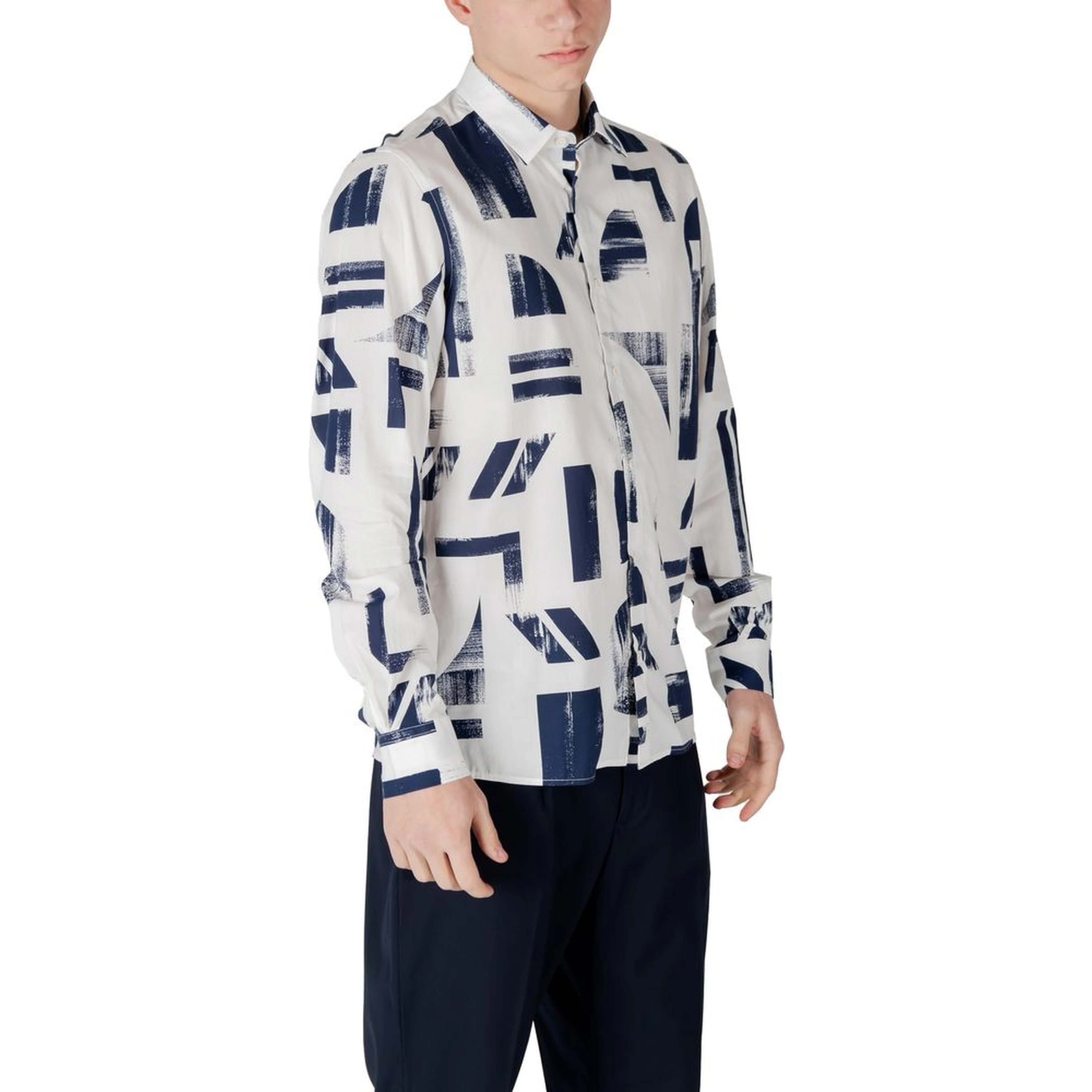 Blue Viscose Shirt